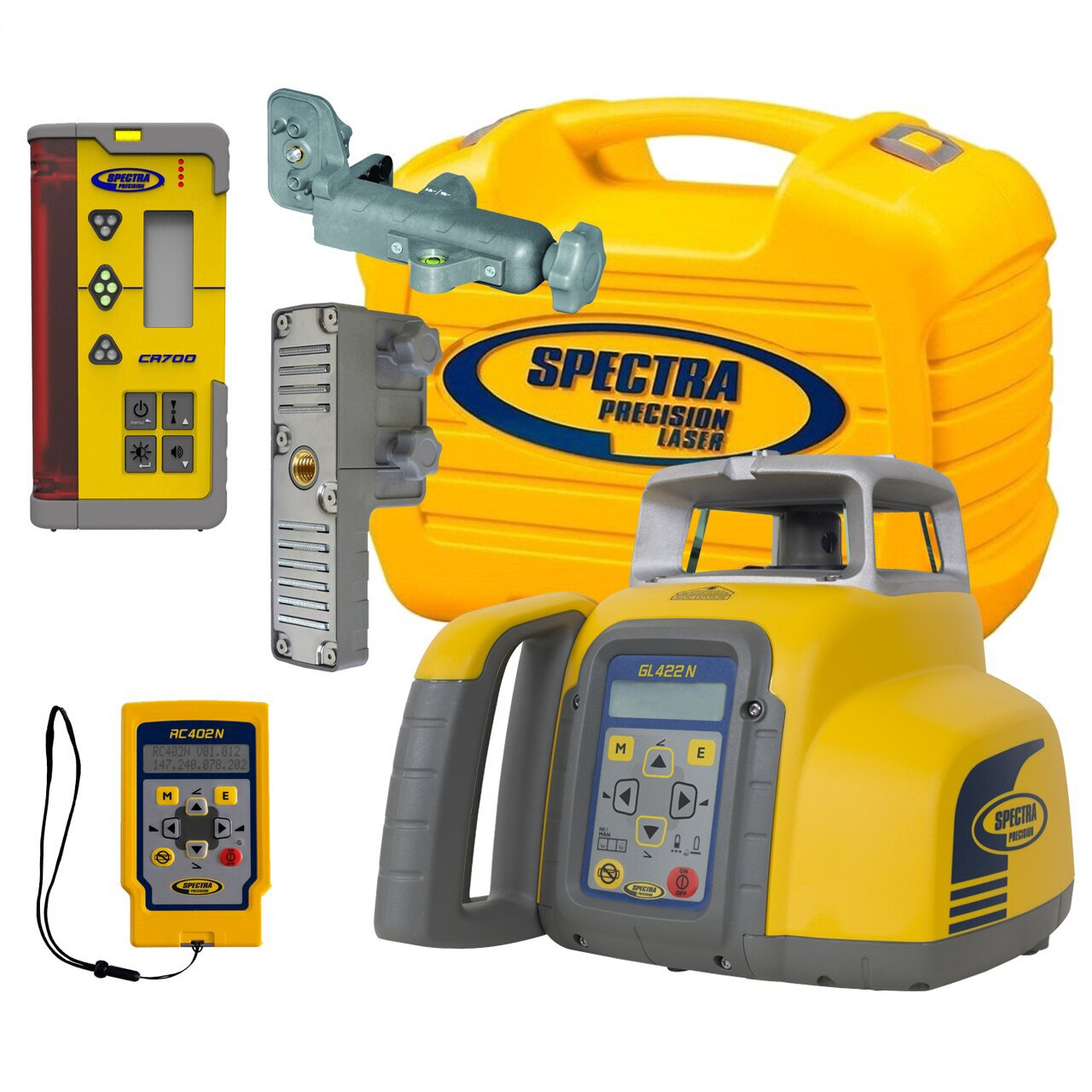 Spectra Precision GL422N-14 Dual Grade Laser w/ CR700 Receiver view 6