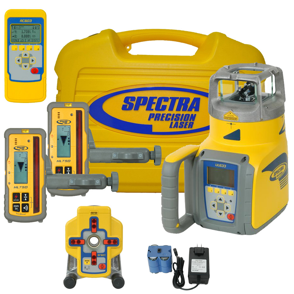 Spectra Precision UL633 Universal Laser with HL750 Laserometer Receiver view 6