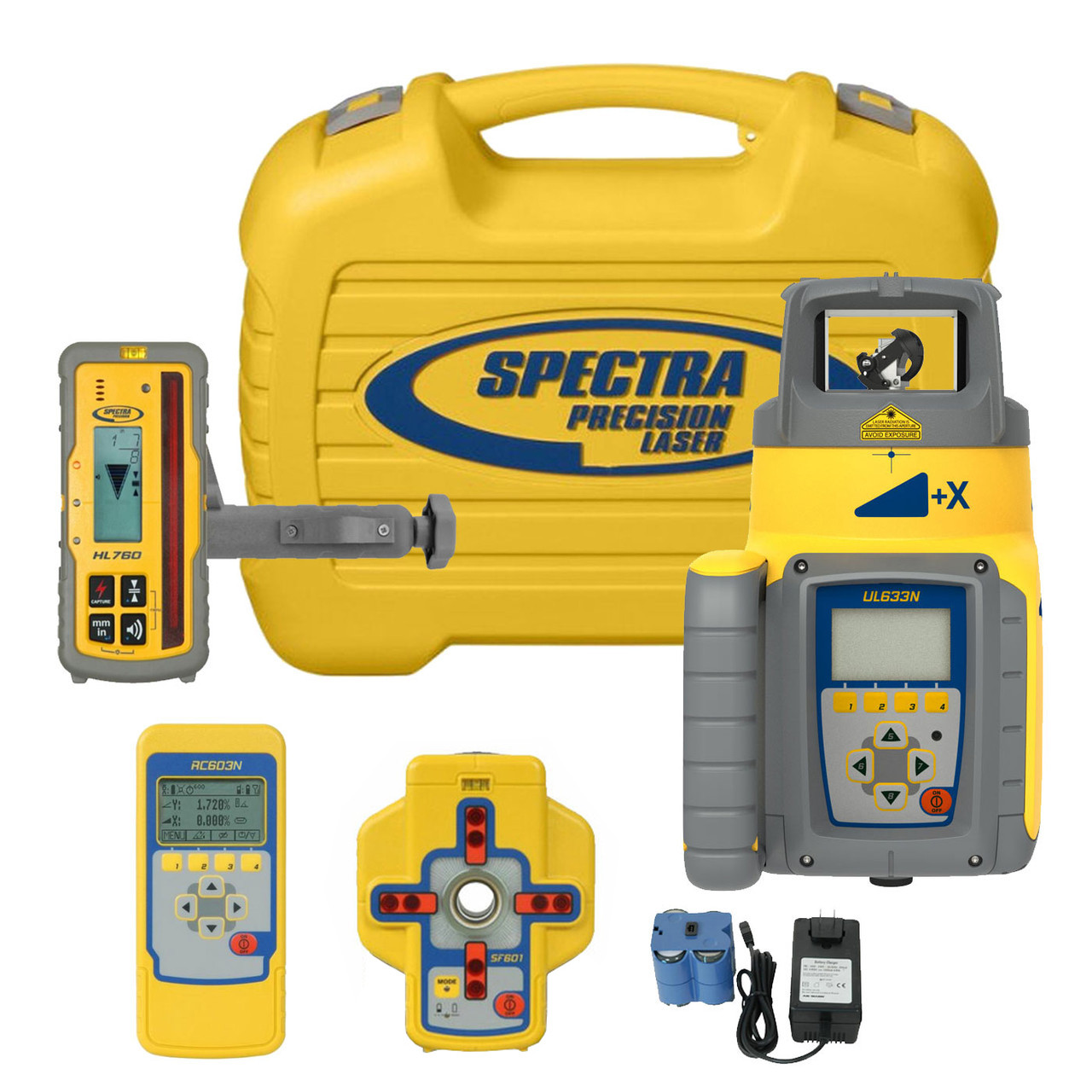 Spectra Precision CH10 Charger for UL633 / UL633N / GL1425C Rotary Laser and DG613 and DG813 Series Pipe Lasers view 3