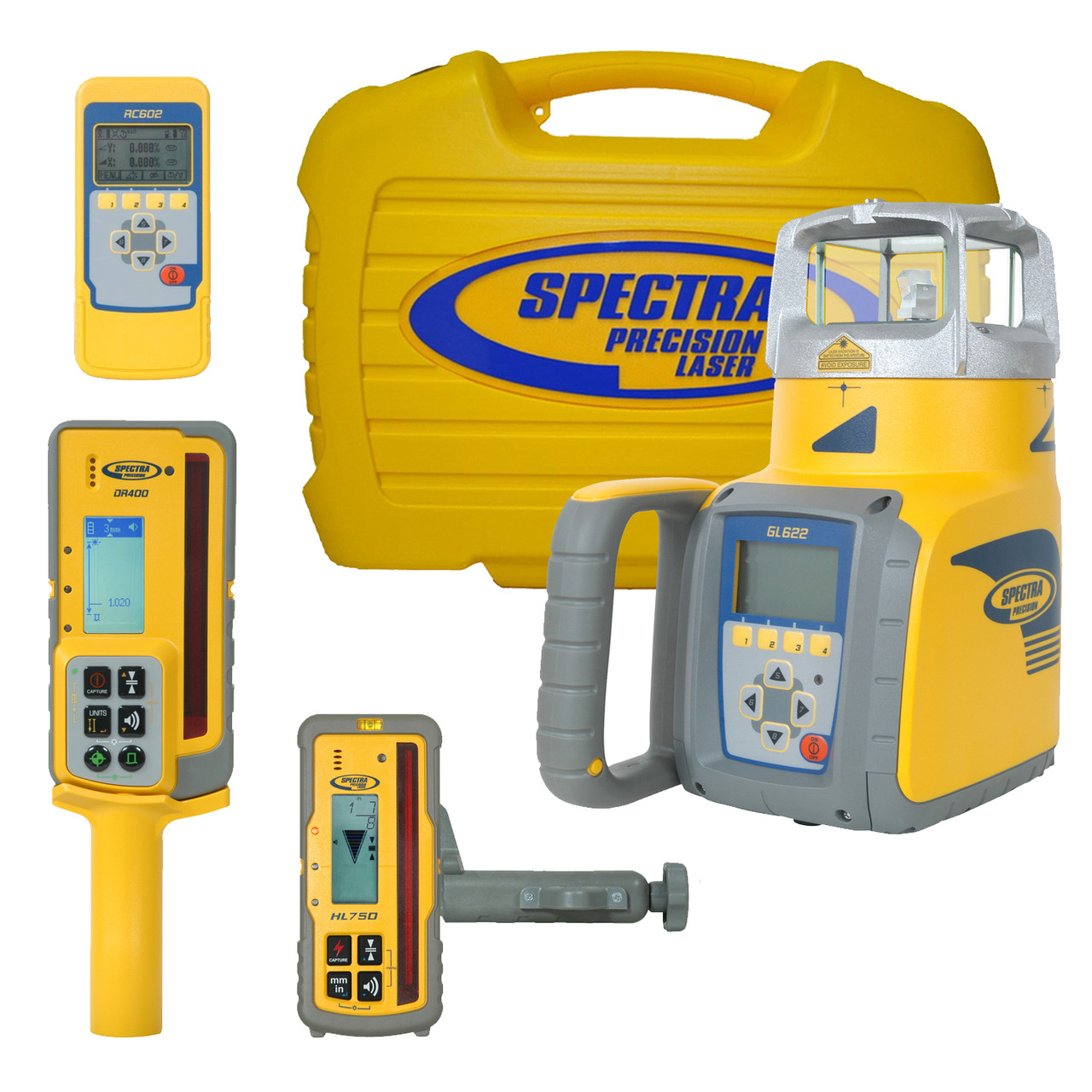 Spectra Precision GL622-DR Dual Grade Laser with HL750 Receiver and DR400 Digirod view 6