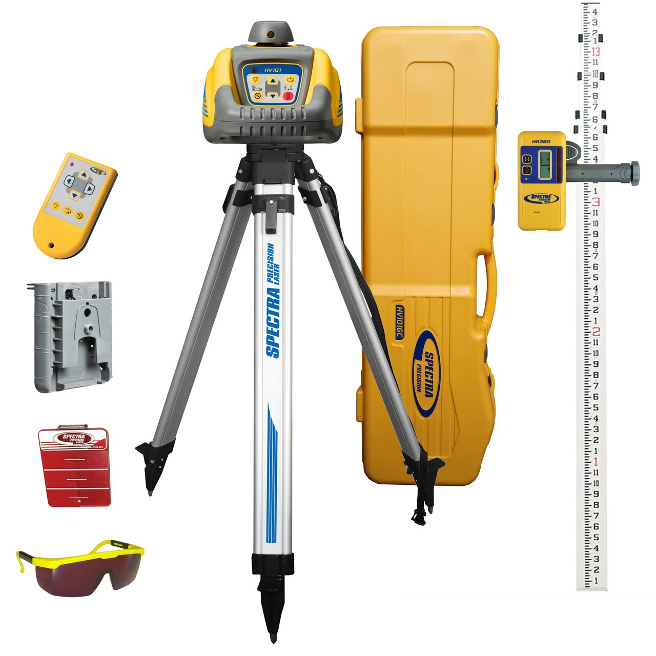 Spectra Precision HV101GC-2 Horizontal / Vertical General Construction Package INCHES view 6