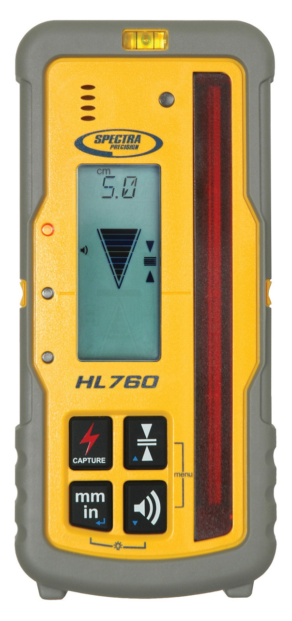 Spectra Precision LL1505C-2 Laser Level Package with HL450 Receiver, Rod INCHES, Tripod and Large Case - Rechargeable view 16
