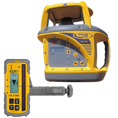 Spectra Precision CTO-GL710 Single Grade Laser package with HL700