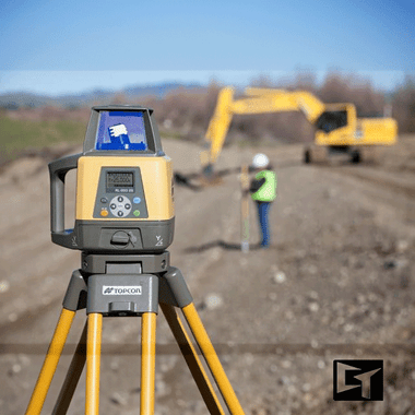 Topcon RL-200 2S Dual Slope Grade Laser Package, w/ LS-100D Receiver (314920782) Rechargeable Batteries and Remote