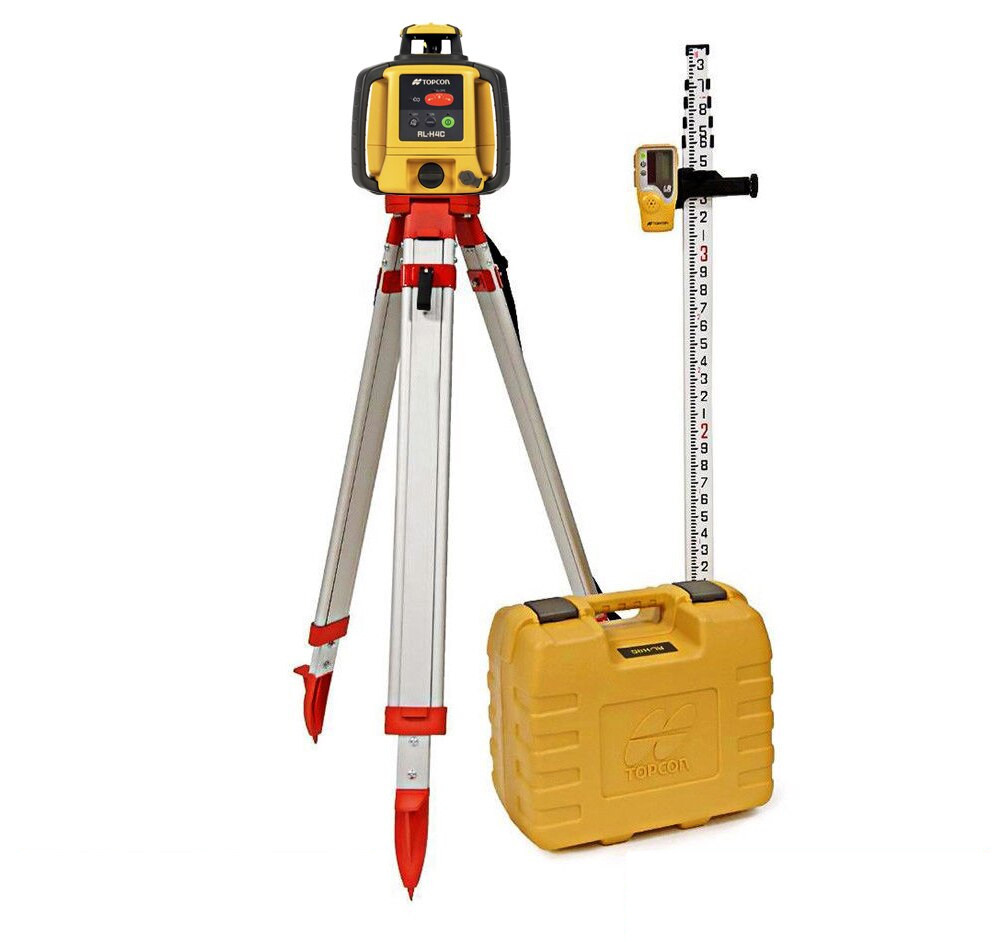 Topcon RL-H4C-Kit Self-Leveling Laser DB Kit with LS-80L Receiver TENTHS-ROD  and Tripod - 313980752-1 view 5