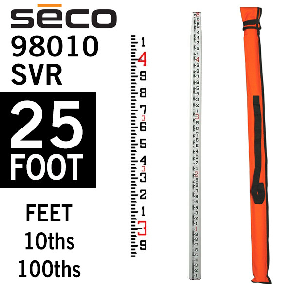Seco 98010 Grade Rod SRV FiberGlass 25 foot -…