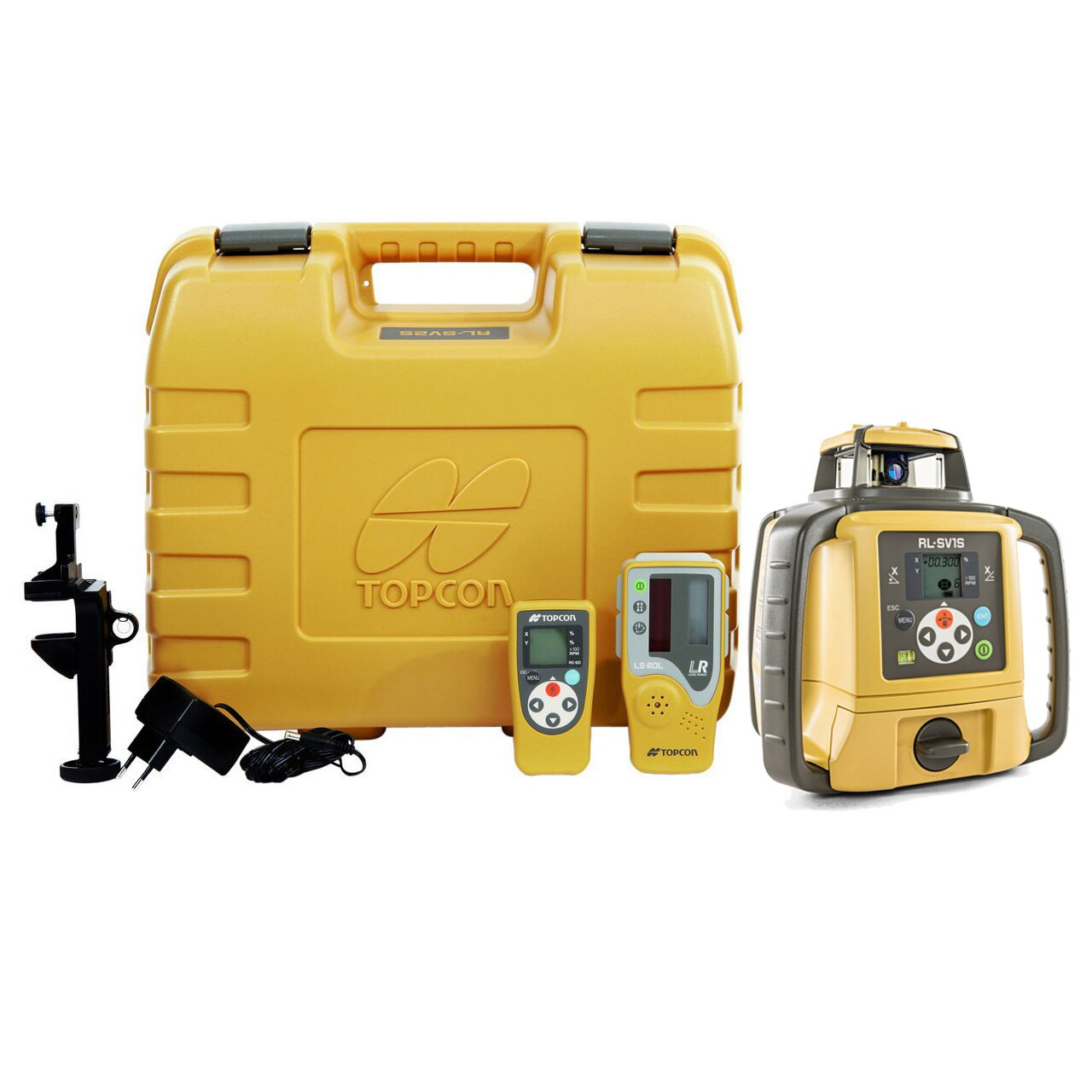 Topcon RL-SV1S Self-Leveling Single Grade Laser DB Kit with LS-80L Receiver and Alkaline Batteries- 313990756 view 3