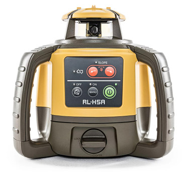 Topcon RL-H5A Self-Leveling Laser PS.DB Kit with LS-80L Receiver, Measuring Rod 10ths and Tripod - 1035258-01 (uses   Alkaline Batteries) view 2