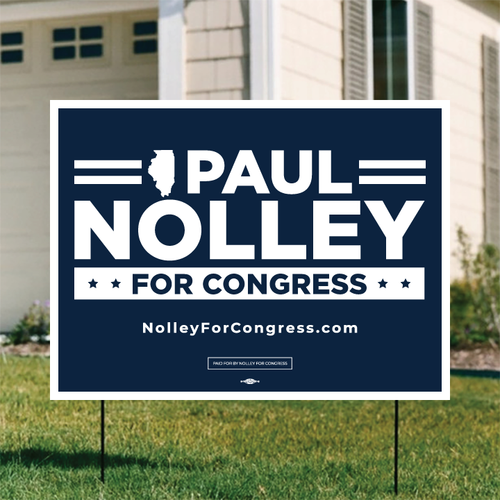 Paul Nolley (24" x 18" Coroplast Yard Sign)