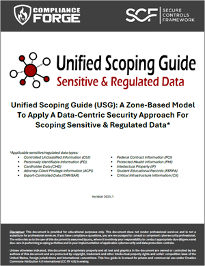 Unified Scoping Guide (USG)