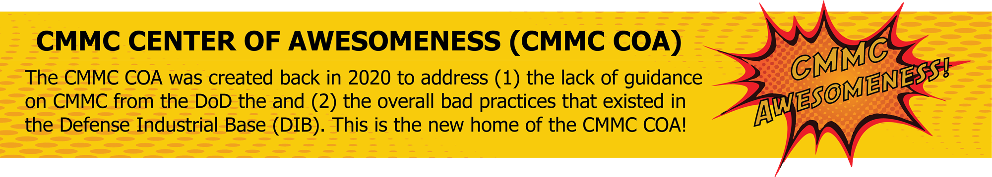 CMMC Center of Awesomeness (CMMC COA)
