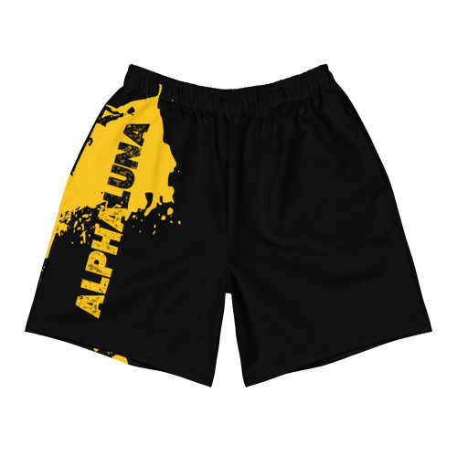 Alpha Luna "Yellow" Men's Athletic Shorts