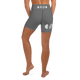Grey & White B.A.D. Yoga Shorts