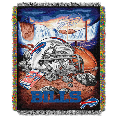 Bills OFFICIAL National Football League, "Home Field Advantage" 48"x 60" Woven Tapestry Throw by The Northwest Company