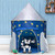 Pop Up Kids Tent - Spaceship Rocket Indoor Playhouse Tent for Boys and Girls