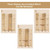 4 Panel Freestanding Folding Hinged Room Divider