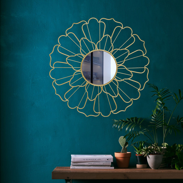 Iron Wall Mirror Decorative Mirror XH