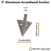  2'' Arrowhead Anchor 