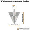 4" Arrowhead Earth Anchor