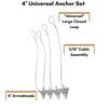 4'' Universal Anchor Set