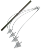 4" Ground Anchor Cable Assembly Kit w/ Drive Rod