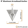 8" Arrowhead Earth Anchor