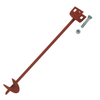 5/8'' x 24'' HDPE Pipe  Anti Flotation Anchor w/ Split Bolts- Painted