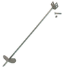 5/8'' x 36'' w/ 6" Helix Galvanized DTH - Individual