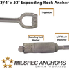3/4" x 53" Expanding Rock Anchor