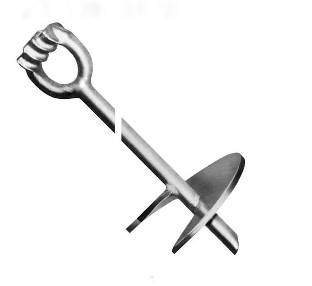 Heavy Duty 1 1/4'' x 66'' with 10'' Helix “Galvanized” Screw Anchor