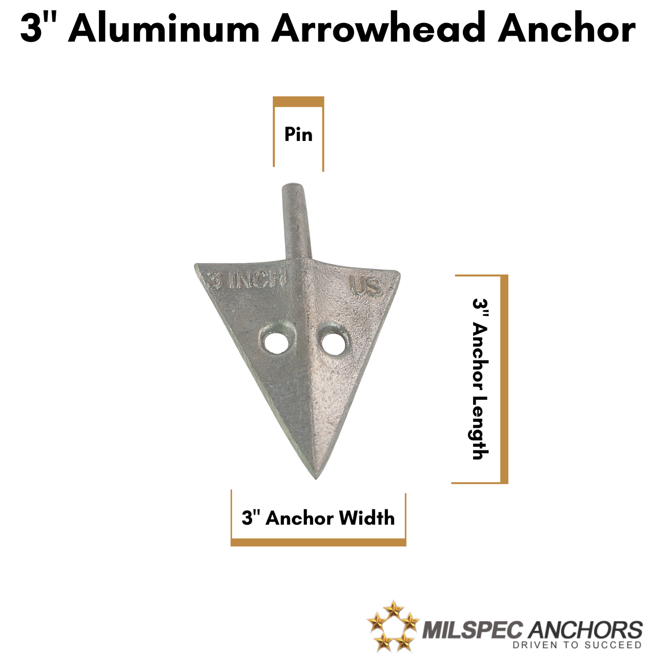 3'' Arrowhead Anchor