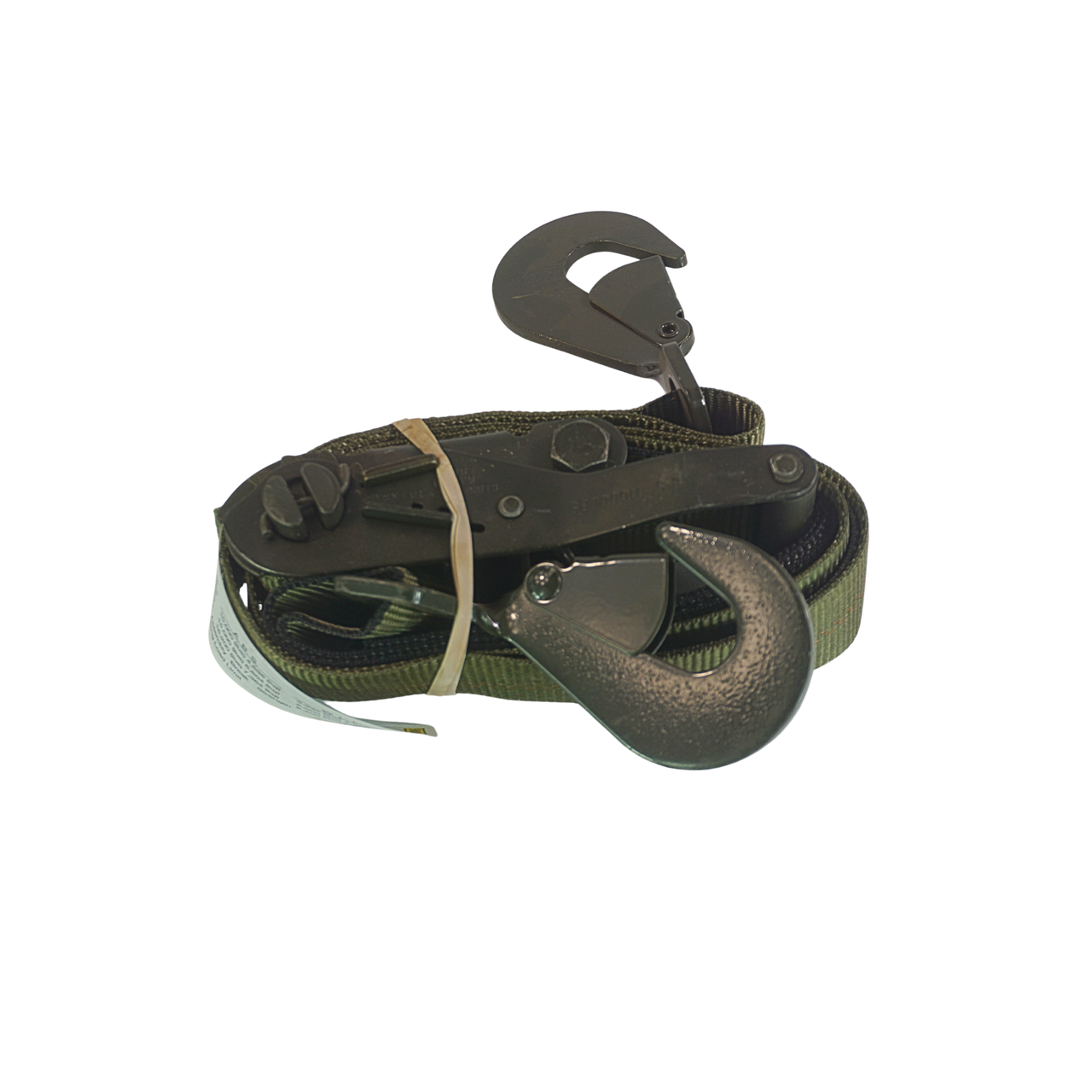 2'' x 6' Ratchet Strap Military Grade w/ Twisted Snap Hooks