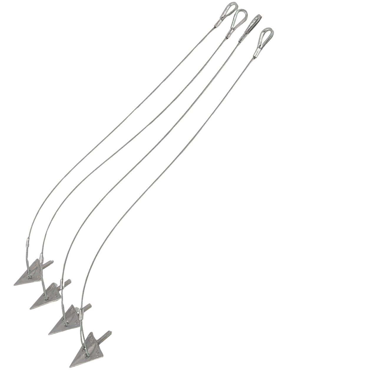 3'' Ground Anchor Set (4 Cable Assemblies)