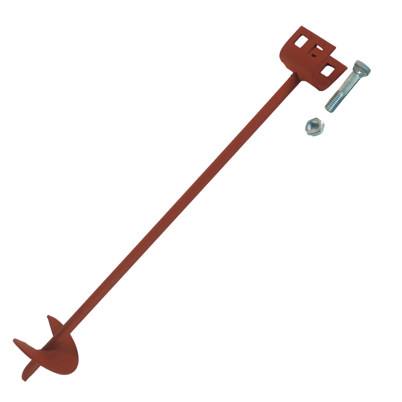 5/8'' x 24'' HDPE Pipe  Anti Flotation Anchor w/ Split Bolts- Painted