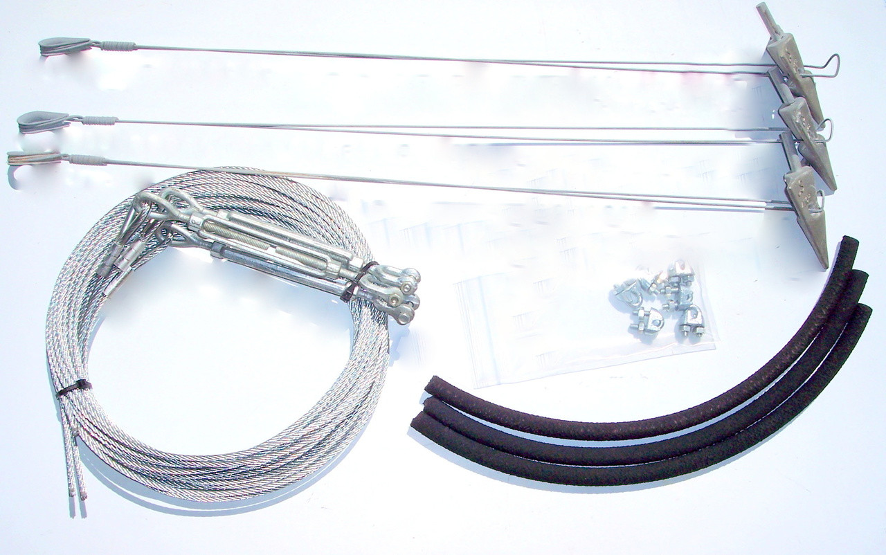 6"-10″ Diameter Tree Guying Set