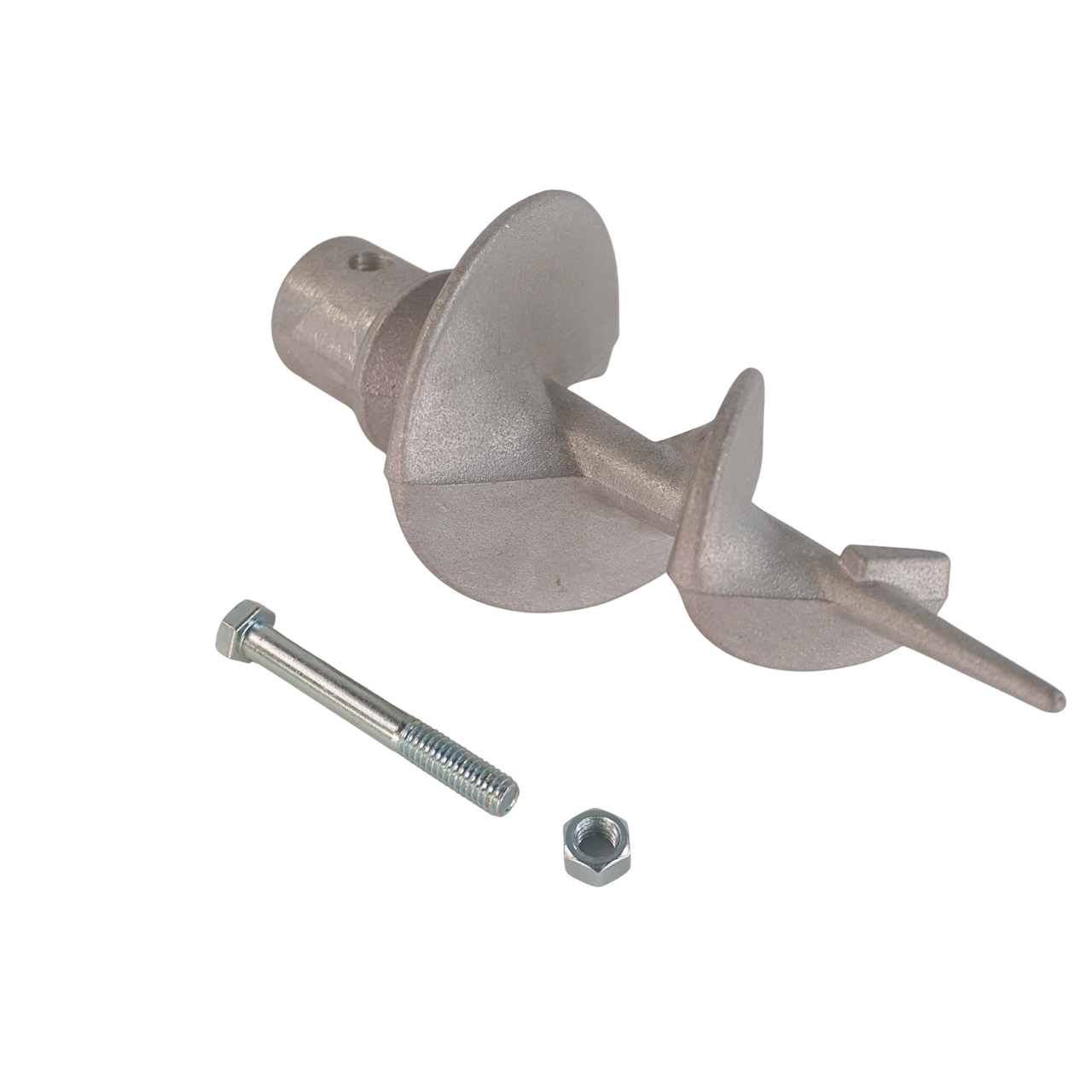 Aluminum Post Auger for Pipe Dock and Fence (1-1/2" or 2")