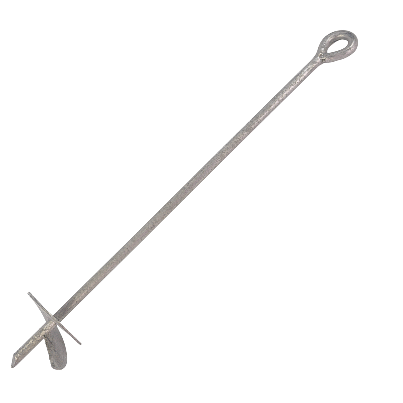 3/4" x 36" with 6" Helix Galvanized- Individual
