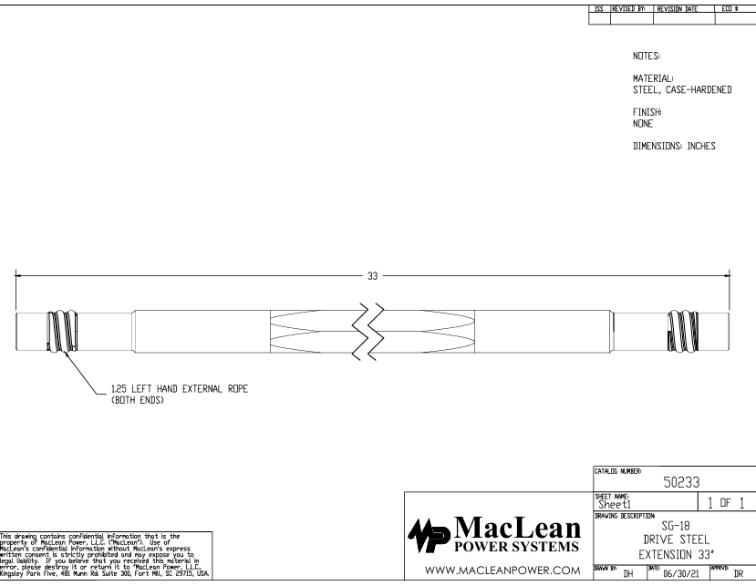  Manta Ray® SG-2 33" Long Extension