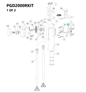 Titan 2000 Series O Ring Rebuild Kit