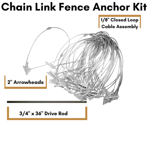 Chain Link Fence "Between Post" Anchor Kit