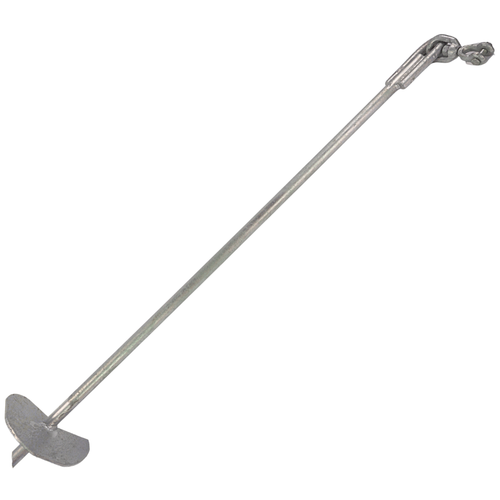 Mooring Anchor 1-1/4'' x  64'' w/10'' Helix w/ Swivel 