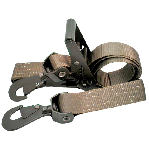 Ratchet Straps Military Grade 2'' x 16' w/Swivel Snap Hooks