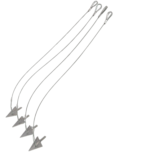 3'' Ground Anchor Set (4 Cable Assemblies)