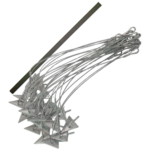 4'' Ground Anchors Contractor Kit (25 Cable Assemblies + Drive Rod)