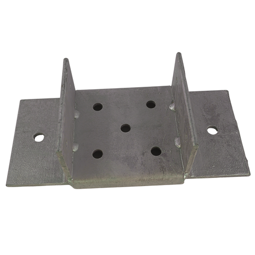 6" x 6" Galvanized Structural Steel Post Base Anchor
