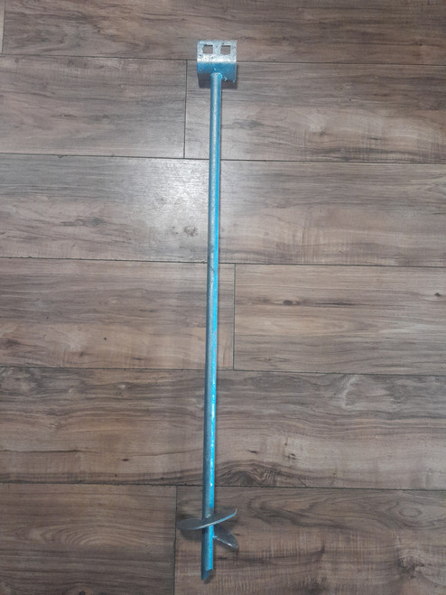 3/4" x 36" w/ 4" Helix DTH Screw Anchor