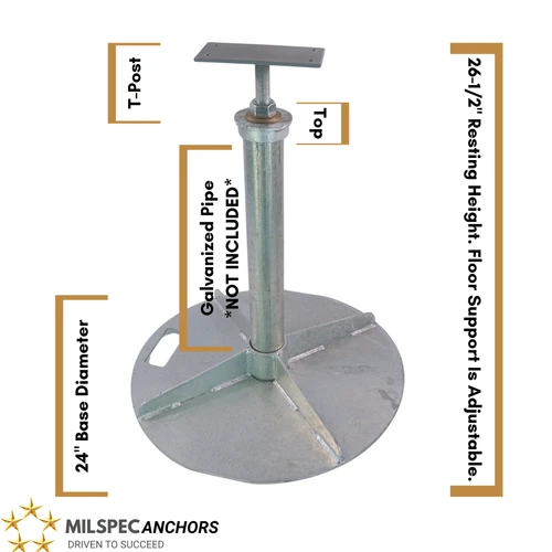 24" Floor Support Set