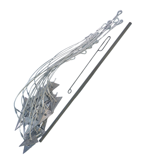 6'' Ground Anchors Contractor Kit (20 Cable Assemblies + Drive Rod & Safety Holding Handle)