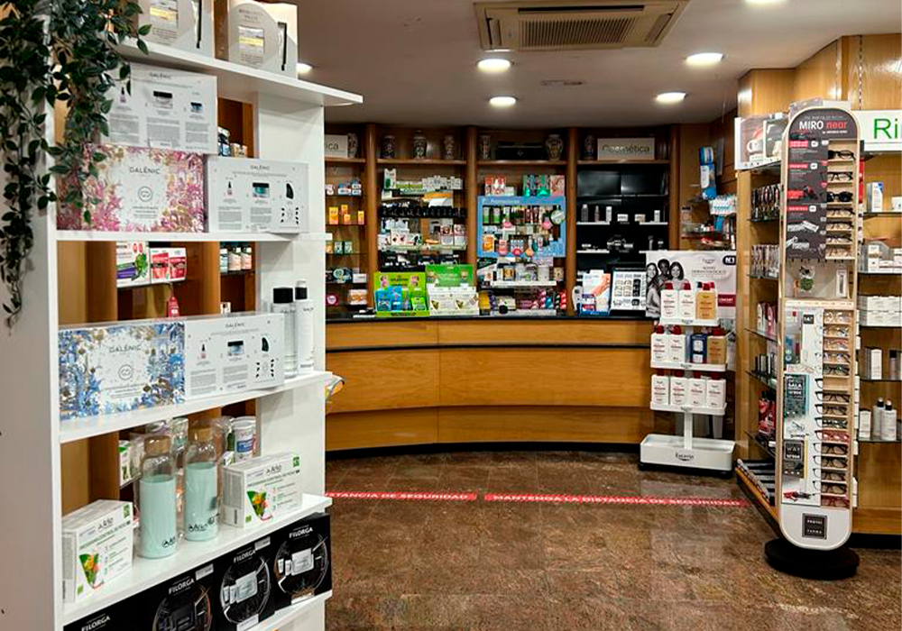 Exterior de la Farmacia Fra, en A Coruña