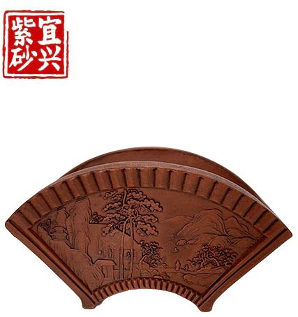 Fan-shaped pot, 13x7x6cm